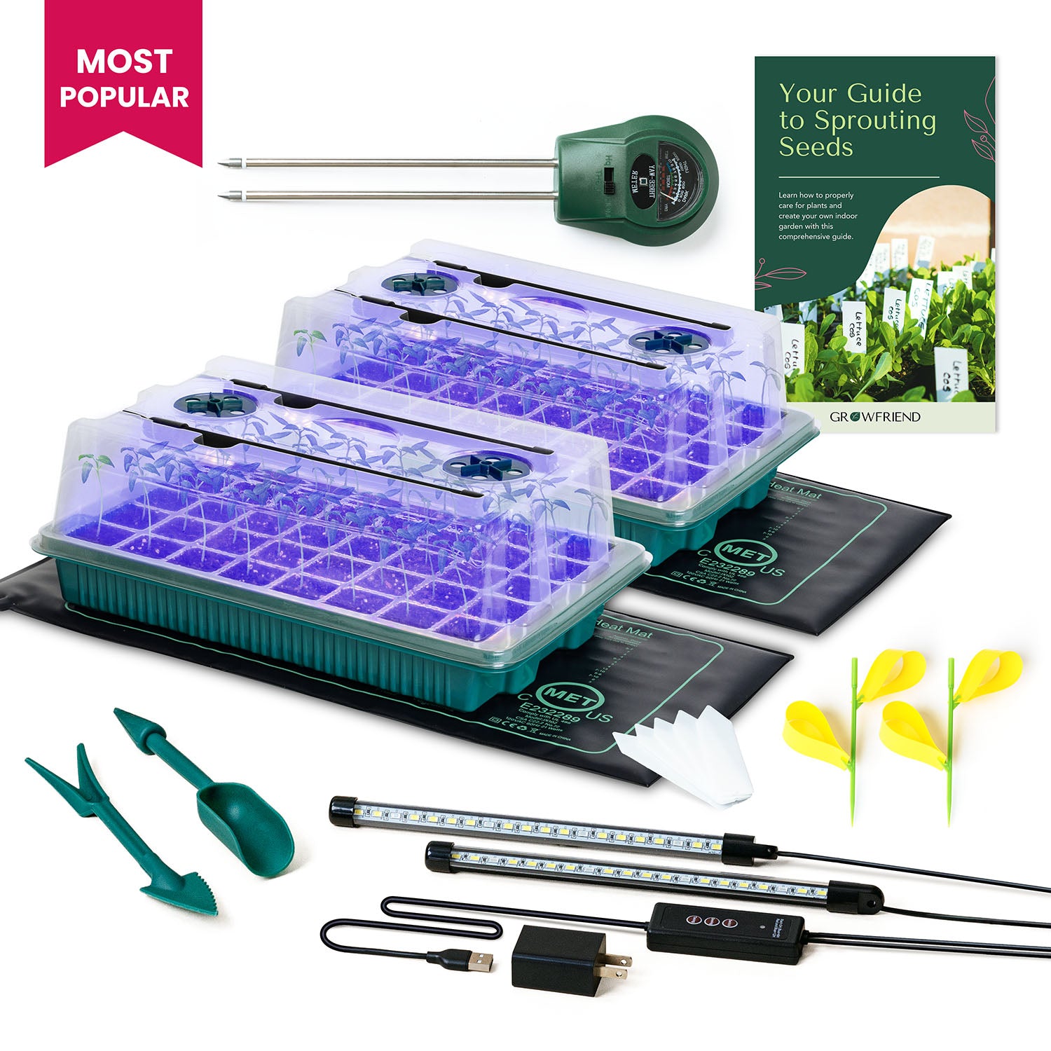 master garden seed starter All-In-One Seed Starter Kit (2-Pack) – shopgrowfriend